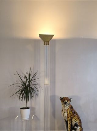 Magnifique et rare lampadaire Allemand VEREINIGTE WERKKSTÄTT