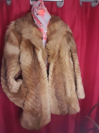 Veste fourrure renard
