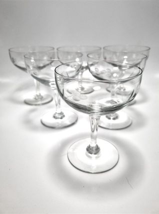 6 coupes à champagne (3 lots disponibles)
