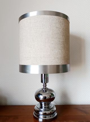 Lampe chrome vintage 1970 