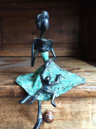 Sculpture en bronze du Burkina Faso (Art africain)