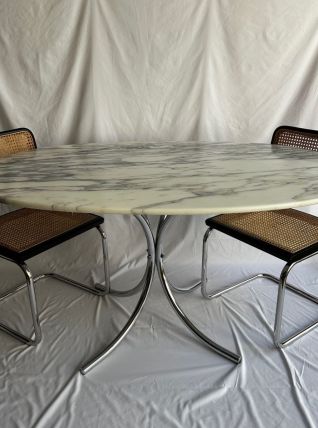 Table marbre vintage