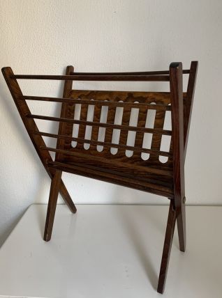 Porte-revues vintage1960 Cees Braakman scandinavie vinyle ma