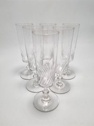 6 flûtes à champagne