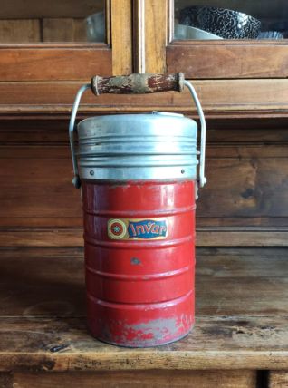 Ancien thermos en tôle INVAR (années 50/60)