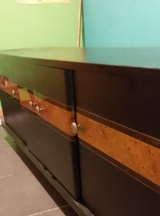 buffet bas style art déco, rénové