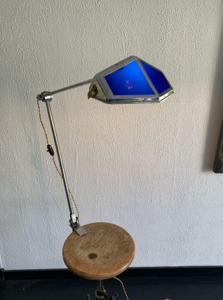 Grande lampe vintage 1920 Pirouett architecte Art Déco - 50 