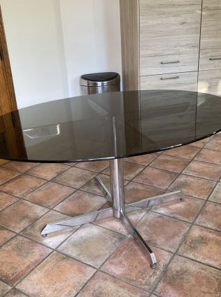 Table Florence Knoll pour Roche Bobois. 1970. 152x116