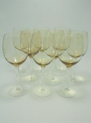  Set de 9 verres à pied 