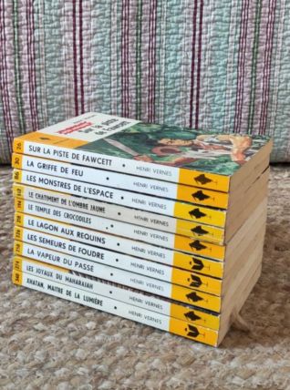 Lot de 10 volumes de Bob Morane (années 60)