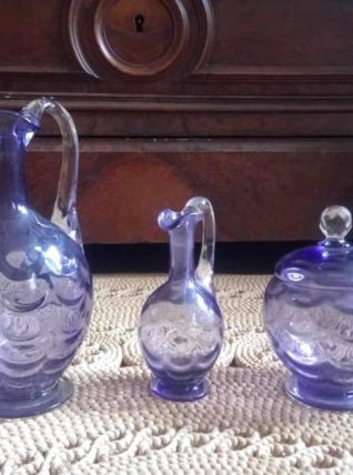 Cristal de sevres 3 pièces (violet)