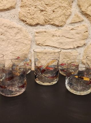 Service apéritif vintage – Cristal de Paris style –