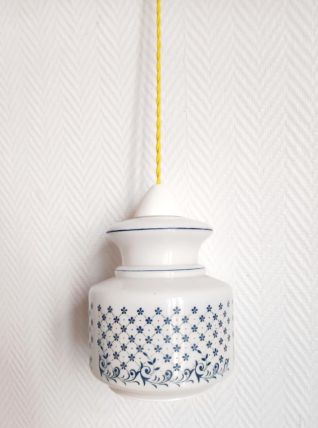 Lampe baladeuse aux fleurs vintage 