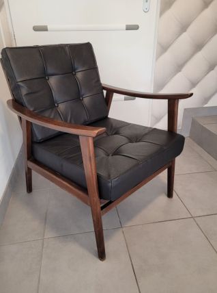 Fauteuil scandinave vintage