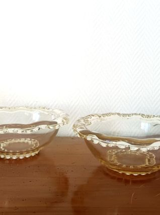 Paire de coupes art déco Pierre d'Avesn