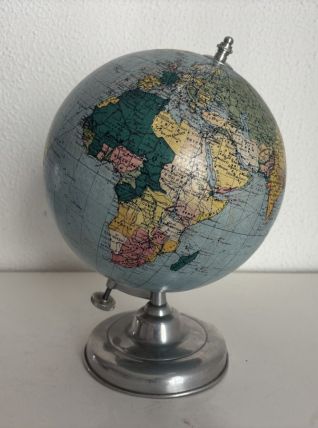 Globe terrestre vintage 1947 Taride Paris - 29 cm