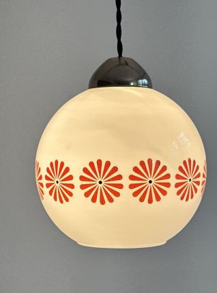 ANCIENNE SUSPENSIONS EN OPALINE VINTAGE 1970