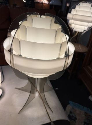 Lampe Strips plexi et métal design Danois