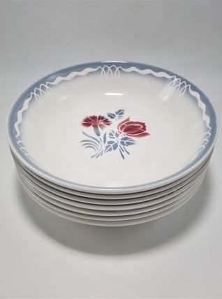 Assiettes Digoin Sarreguemines