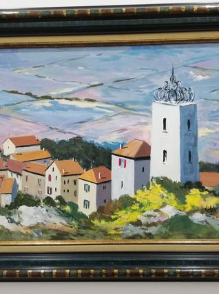 Tableau huile sur toile de "Roger NEDELEC " (1927/2015)