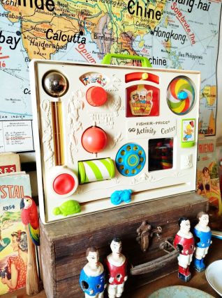 Tableau activités Fisher Price vintage  - Jeu d’éveil
