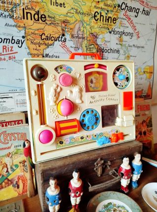 Tableau activités Fisher Price vintage  - Jeu d’éveil