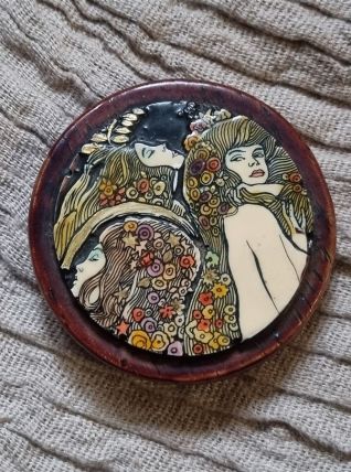 Broche d'inspiration Art Nouveau