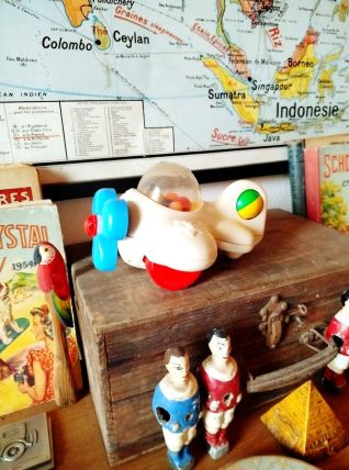 Avion jouet éveil Playskool 1988 | collection déco enfant