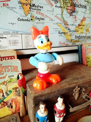 Figurine vintage Daisy Duck 1970 | Décoration rétro | jeu 