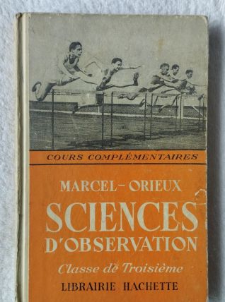 Sciences d'observation - classe de 3e - 1957