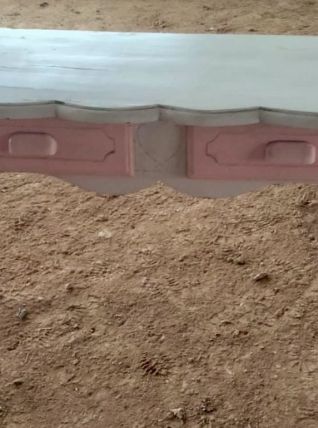 Console 2 tiroirs 1900 pieds tournés 