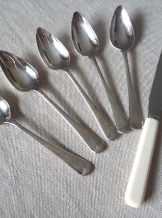 Set VINTAGE argenterie, pamplemousse - 6 pièces