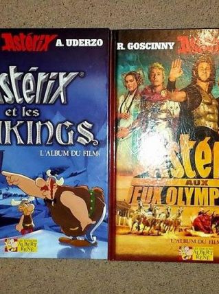Albums des films Astérix le Viking et Astérix aux jeux olympiques