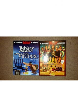 Albums des films Astérix le Viking et Astérix aux jeux olympiques