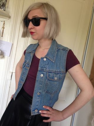 Blouson Jean sans manche