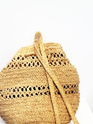 Sac à dos en paille