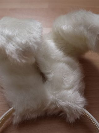 SERRE TÊTE OREILLES DE LAPIN BLANC