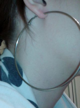 Anneaux créoles argentées