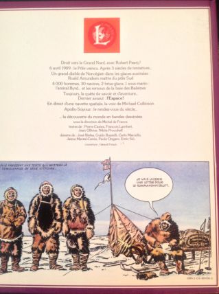 Larousse Bd La découverte du monde en bandes dessinées Tome 8 A l'assaut des pôles, la conquête de l'espace de 1980 