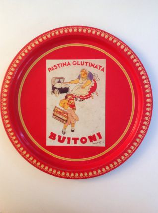 Plateau Buitoni de collection vintage des années 1970 (RARE)