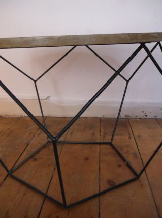 table basse hexagonale