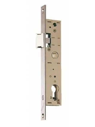 Serrure Métalux DOM bec de canne à cylindre- Tétière INOX Coffre 36 mm 