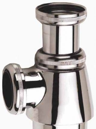 Siphon lavabo et bidet Haute gamme en laiton chromé brillant (SAS FRANCE)