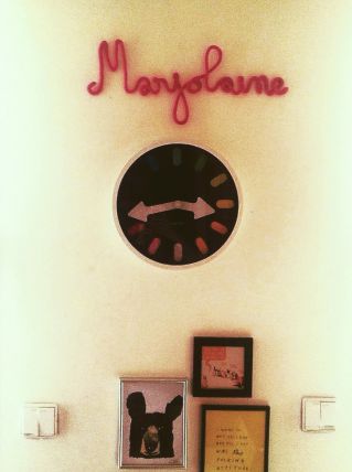 Prénom AU CHOIX tricot vintage décoration enfance