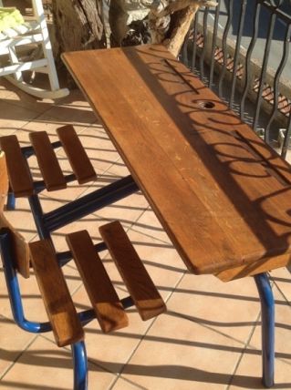 bureau d'écolier vintage 