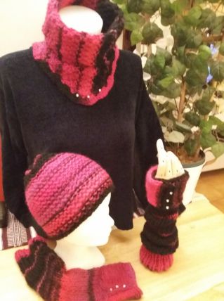 Mitaines, Col snood et Bonnet