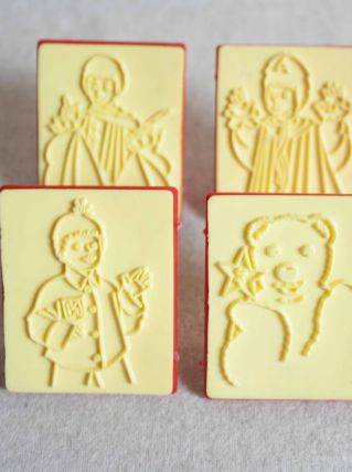 4 tampons encreurs Nathan "Bonne nuit les petits"