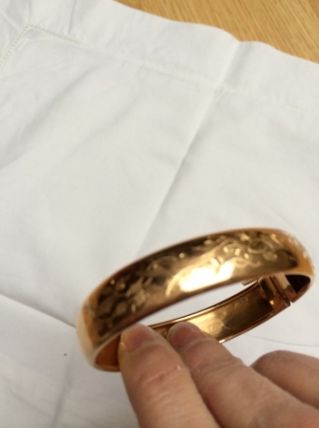 bracelet en or rose ancien 