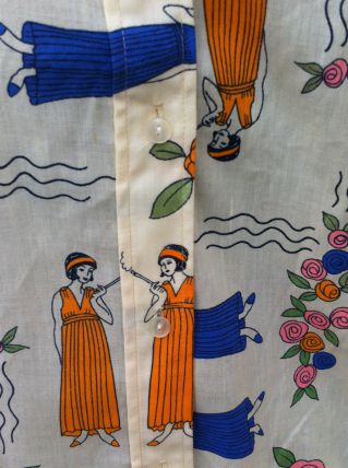 chemise années 70, vintage neuf