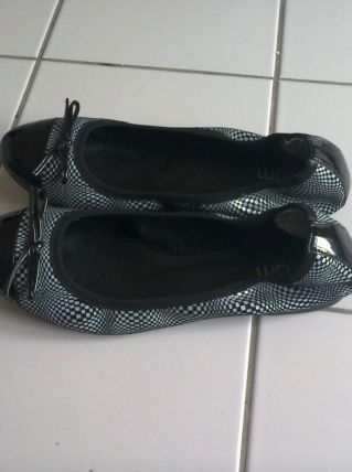 ballerine noir et blanc